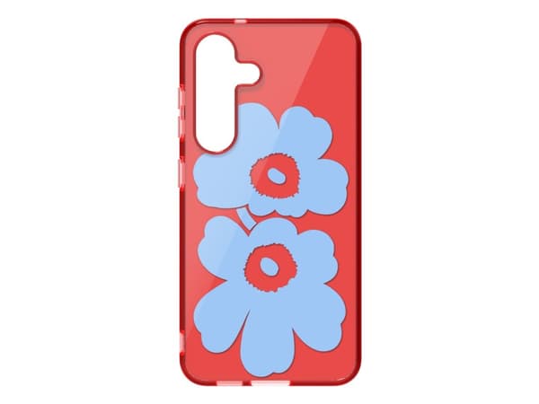 Samsung Marimekko Galaxy S25 Unikko kuori, kansi, Samsung, Galaxy S25, 15,8 cm (6,2"), vaaleansininen, punainen