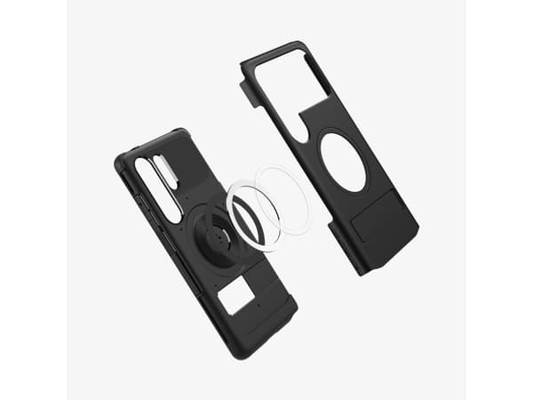Spigen Slim Armor (MagFit), deksel, Samsung, Galaxy S25 Ultra, 17,5 cm (6,9"), sort