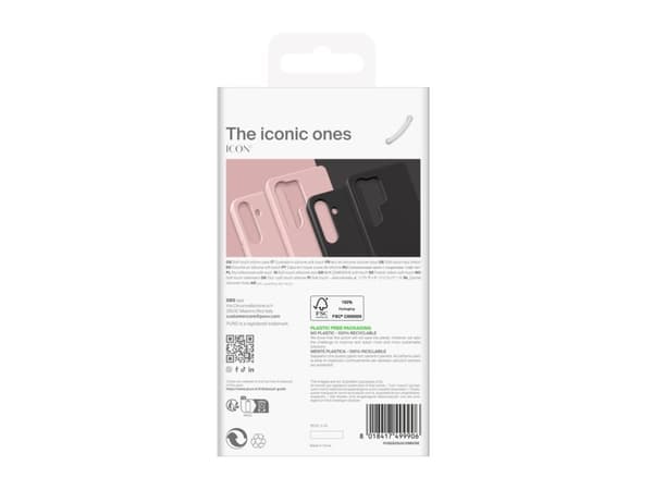 Etui silikonowe Puro Icon do Samsung Galaxy S25 - lajittelu