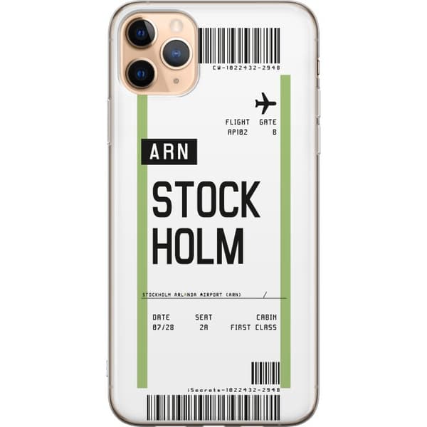 Apple iPhone 11 Pro Max Läpinäkyvä kuori Stockholm