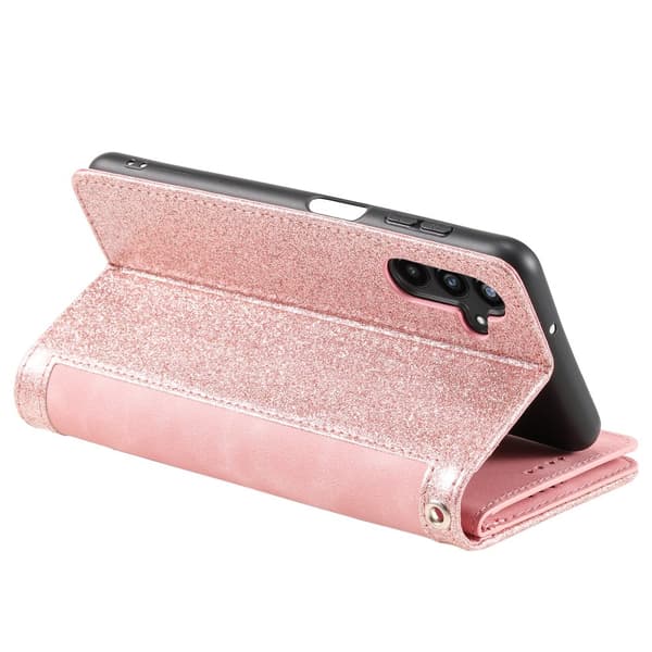 Til Samsung Galaxy A56 5G Etui med Lynlåslomme og 9 Kortlommer