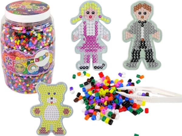 LeanToys DIY-strykpärlor mallar 9000 bitar
