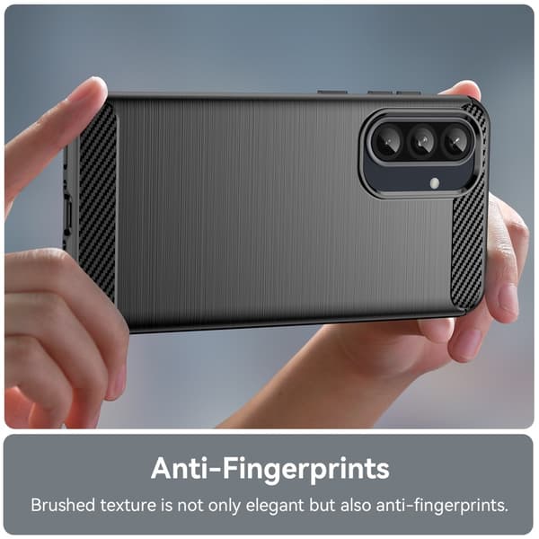 Til Samsung Galaxy A56 / A36 Cover Til Telefon TPU Carbon Fiber Texture Slim-Fit