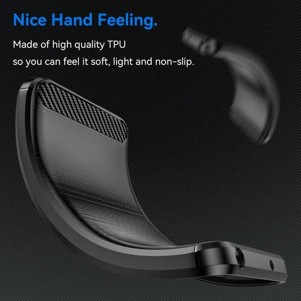 Til Samsung Galaxy A56 / A36 Cover Til Telefon TPU Carbon Fiber Texture Slim-Fit