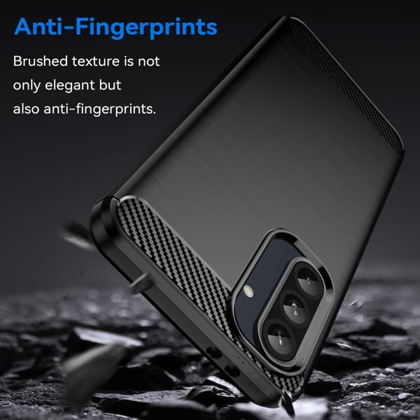 Til Samsung Galaxy A56 / A36 Cover Til Telefon TPU Carbon Fiber Texture Slim-Fit