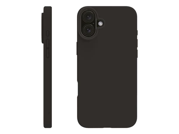 Vivanco MHCVVIPH16PLBK Matkapuhelimen takakuori Apple iPhone 16 Plus Musta Induktiivinen lataus, hiekan- ja roiskevedenpitävä, pölynkestävä, roiskeve