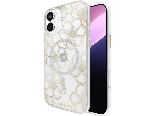 Case-Mate Case-Mate Floral Gems - Gold, magsafe - iPhone 16 Plus