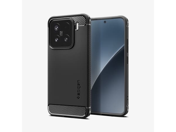 Spigen Rugged Armor, Omslag, Xiaomi, Xiaomi 15, 16,1 cm (6.36"), Svart