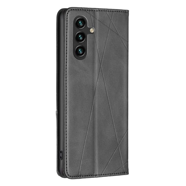 BINFEN COLOR För Samsung Galaxy A56 Stötsäkert Plånboksfodral – Svart