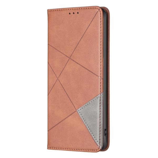 BINFEN COLOR För Samsung Galaxy A56 Stötsäkert Plånboksfodral – Coffee