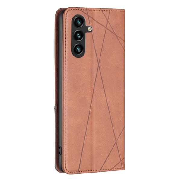 BINFEN COLOR För Samsung Galaxy A56 Stötsäkert Plånboksfodral – Coffee