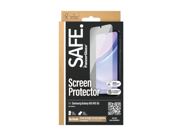 PanzerGlass SAFE. by PanzerGlass Ren Samsung Galaxy A15