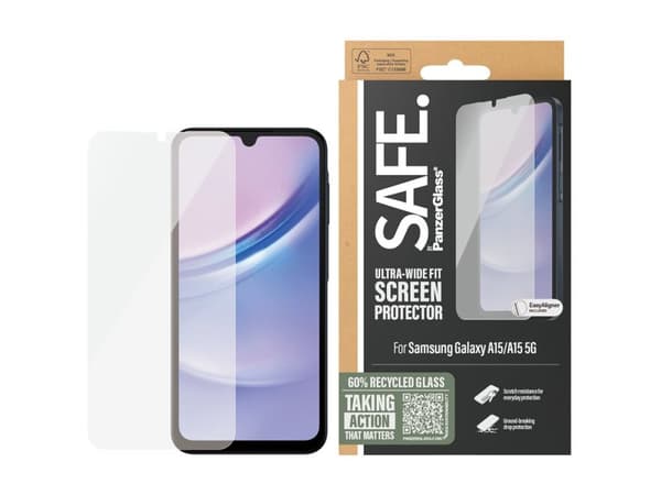 PanzerGlass SAFE. by PanzerGlass Ren Samsung Galaxy A15