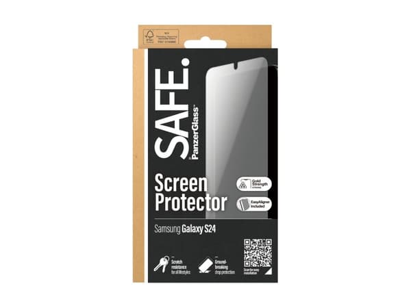 PanzerGlass SAFE. by PanzerGlass Skärmskydd till Samsung Galaxy S24, Transparent