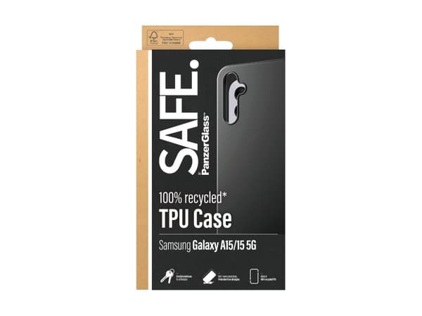 PanzerGlass SAFE. by PanzerGlass Shell to Samsung Galaxy A15, A15 5G, Black