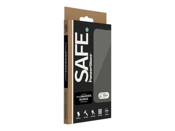 PanzerGlass SAFE. by PanzerGlass Skærmbeskytter Sort Transparent Samsung Galaxy A52, A52 5G