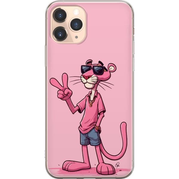 Apple iPhone 11 Pro Gennemsigtig cover Pink Panter Peace