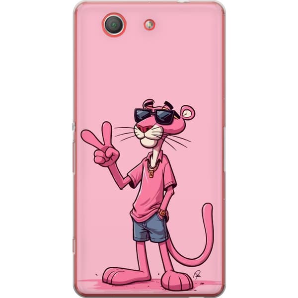 Sony Xperia Z3 Compact Gjennomsiktig deksel Pink Panter Peace