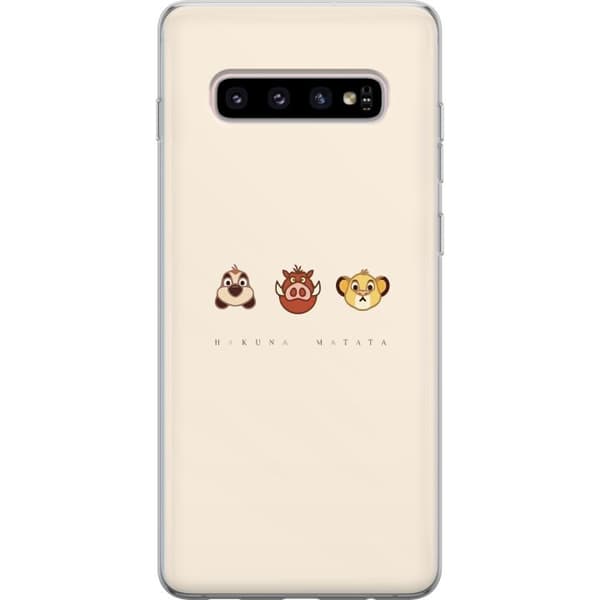 Samsung Galaxy S10+ Gennemsigtig cover Hakuna matata