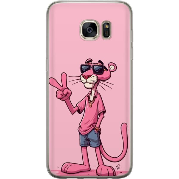 Samsung Galaxy S7 edge Gjennomsiktig deksel Pink Panter Peace