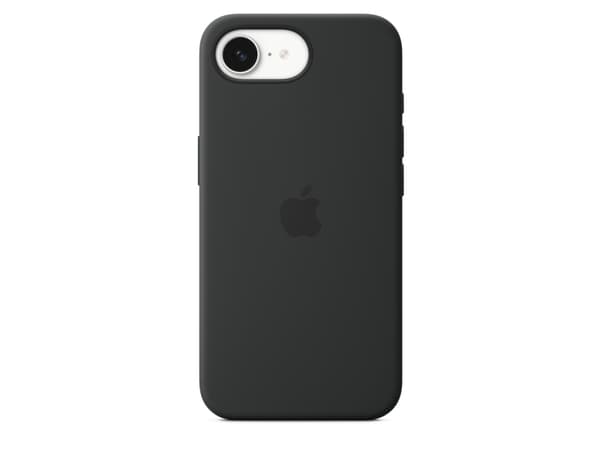 Apple - Baksidedeksel for mobiltelefon - silikon - svart - for iPhone 16e