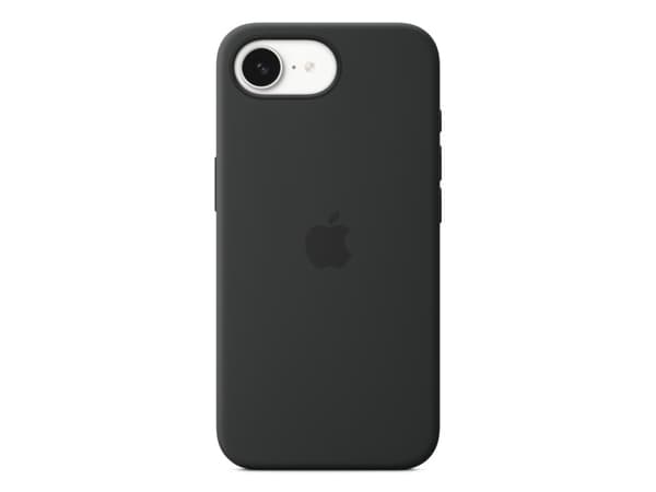 Apple - Baksidedeksel for mobiltelefon - silikon - svart - for iPhone 16e