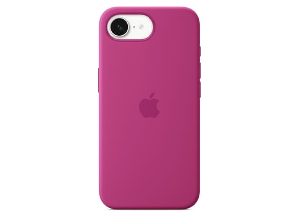 Apple - Baksidedeksel for mobiltelefon - silikon - Fuchsia - for iPhone 16e