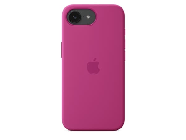 Apple - Baksidedeksel for mobiltelefon - silikon - Fuchsia - for iPhone 16e