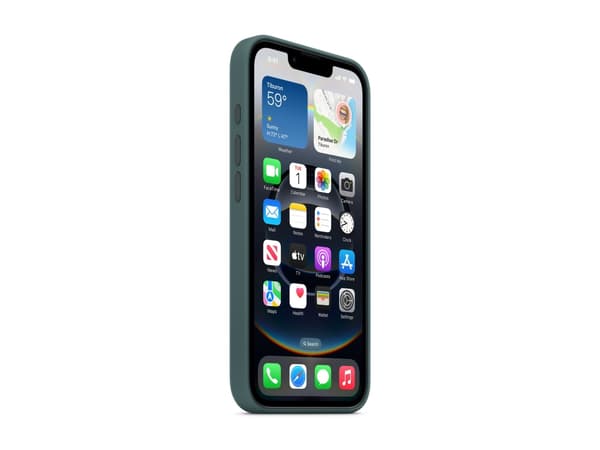 Apple - Baksidedeksel for mobiltelefon - silikon - innsjøgrønn - for iPhone 16e