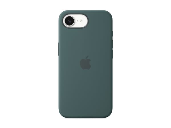 Apple - Baksidedeksel for mobiltelefon - silikon - innsjøgrønn - for iPhone 16e