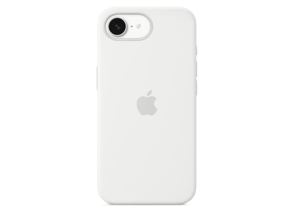 Apple - Baksidesskydd för mobiltelefon - silikon - vit - för iPhone 16e