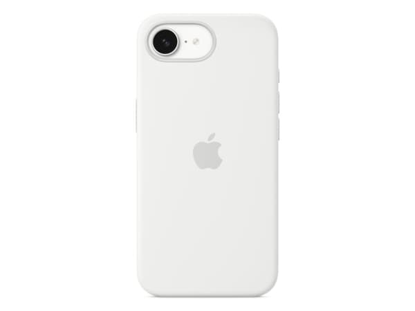 Apple - Baksidesskydd för mobiltelefon - silikon - vit - för iPhone 16e