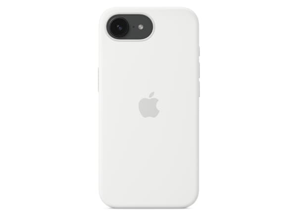 Apple - Baksidesskydd för mobiltelefon - silikon - vit - för iPhone 16e