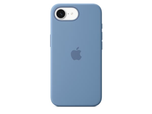 Apple - Baksidedeksel for mobiltelefon - silikon - vinterblå - for iPhone 16e