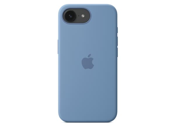 Apple - Baksidedeksel for mobiltelefon - silikon - vinterblå - for iPhone 16e