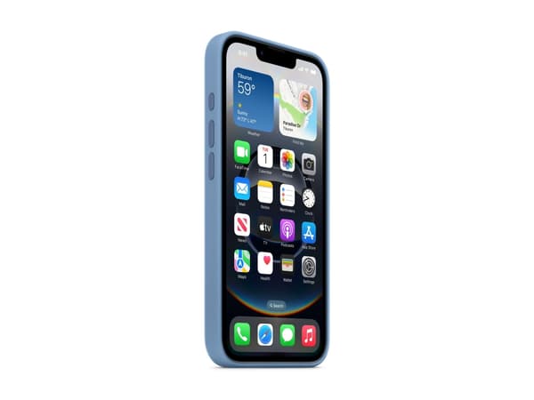 Apple - Baksidedeksel for mobiltelefon - silikon - vinterblå - for iPhone 16e