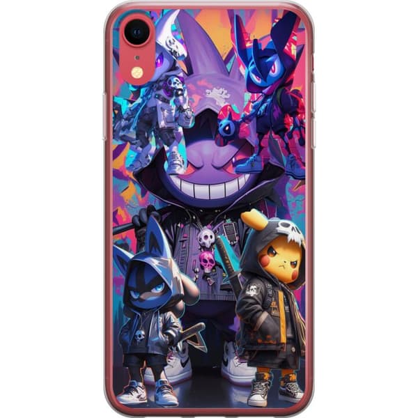 Apple iPhone XR Läpinäkyvä kuori Pokemon