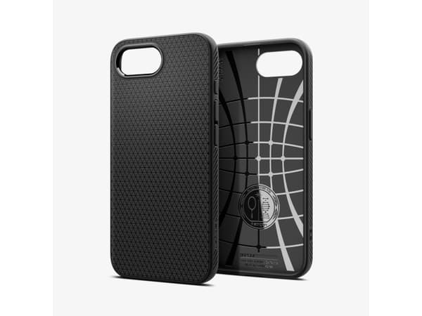 Spigen Liquid Air, Omslag, Apple, iPhone 16e, 15,5 cm (6.1"), Svart