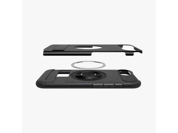 Spigen Slim Armor (MagFit), Omslag, Apple, iPhone 16e, 15,5 cm (6.1"), Svart