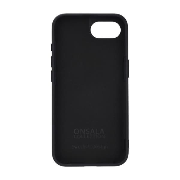 Onsala Mobildeksel iPhone 16E Bakside med Silikonfølelse Resirkulert MagSerie Svart