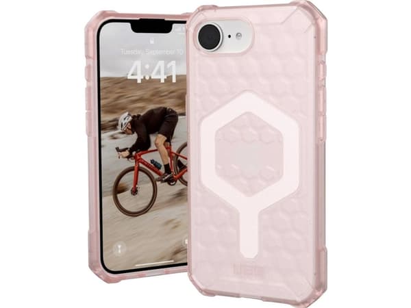 UAG Essential Armor Magsafe - suojakotelo iPhone 16e (2025) yhteensopiva MagSafe (ruusu) - kanssa