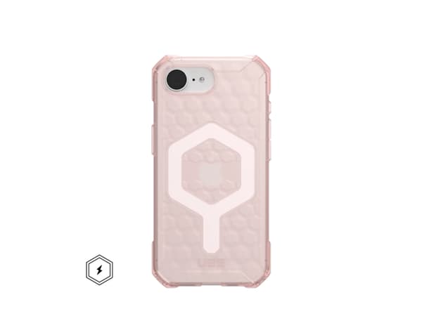 UAG Essential Armor Magsafe - suojakotelo iPhone 16e (2025) yhteensopiva MagSafe (ruusu) - kanssa