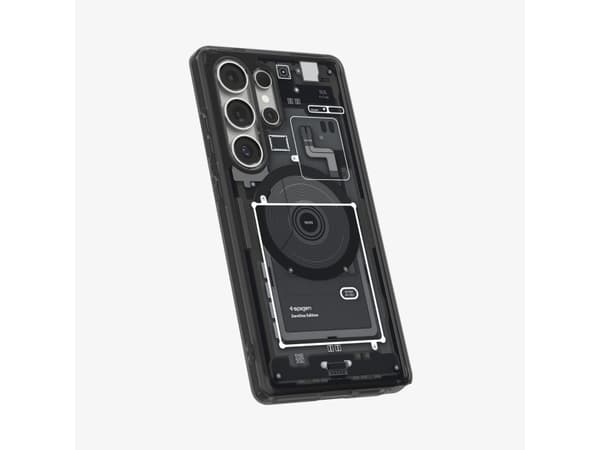 Spigen Ultra Hybrid Zero One (MagFit), Omslag, Samsung, Galaxy S25 Ultra, 17,5 cm (6.9"), Svart