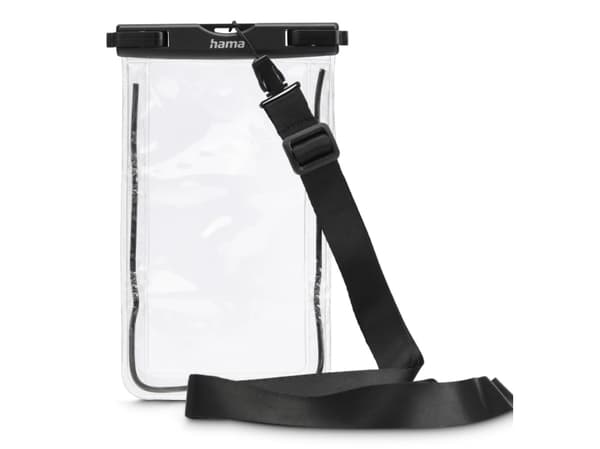 Hama 00019858, Sleeve case, Any brand, 17 cm (6.7"), Black, Transparent