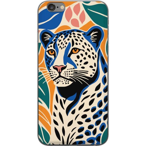 Apple iPhone 6 Plus Gjennomsiktig deksel Majestetisk Leopard