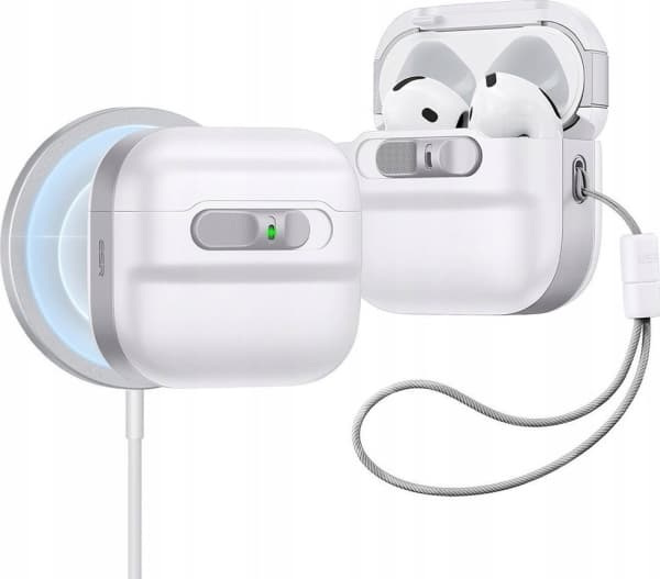 ESR Pulse protective case for AirPods 4 headphones (white)