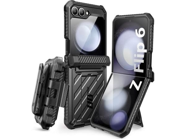 Samsung Galaxy Z FLIP 6 Supcase Unicorn Beetle Pro mobilskal svart