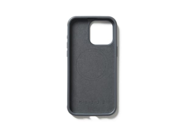 Trubadurvarer Mujjo iPhone 15 Pro Max Shield Støtsikker deksel - Stålblå