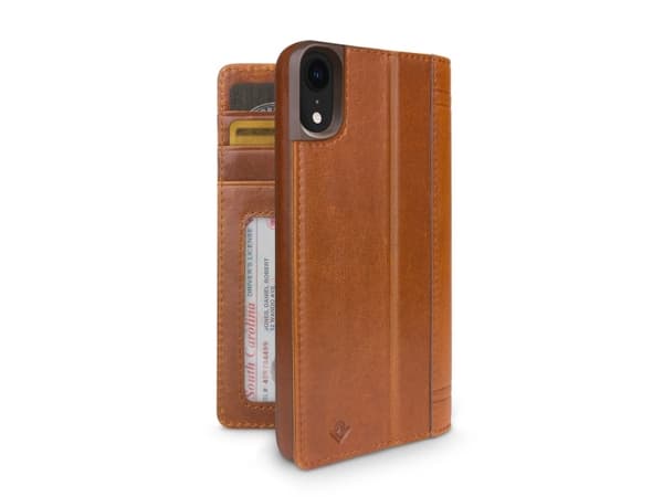 TwelveSouth 12-1819, Lompakkokotelo, Apple, iPhone XR, Ruskea