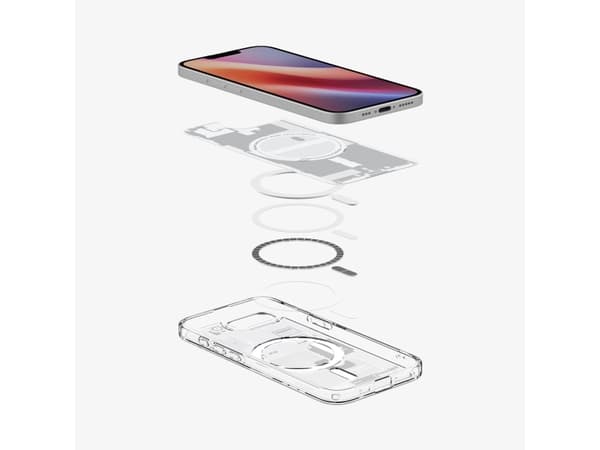 Spigen Ultra Hybrid Zero One (MagFit), Omslag, Apple, iPhone 16e, 15,5 cm (6.1"), Vit